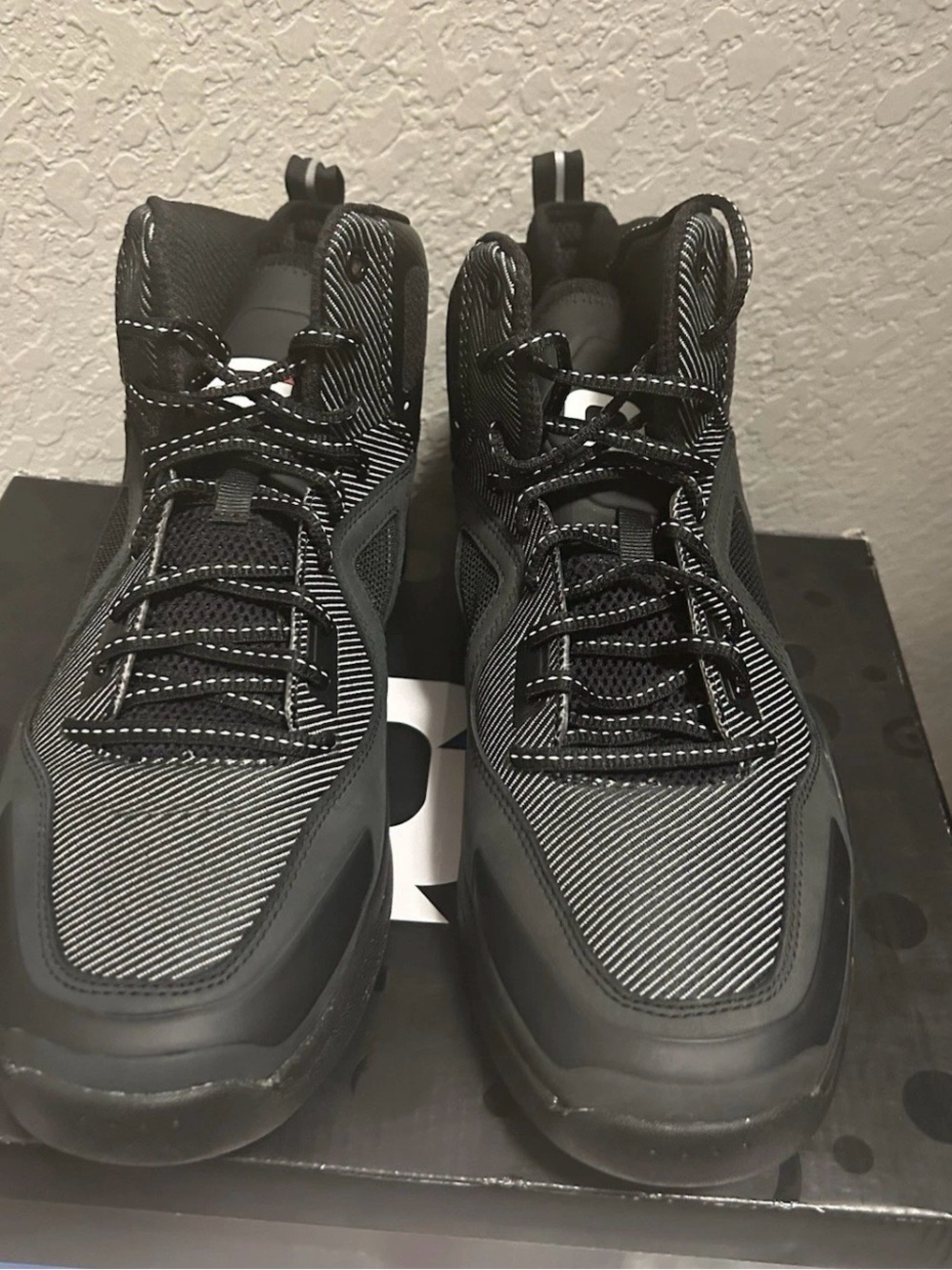 Q4 Jet Black Nforcer 04MB-008 Size 13 Men’s Brand New